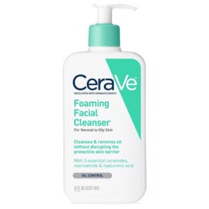 CeraVe Foaming Facial Cleanser (For Normal to Oily Skin)