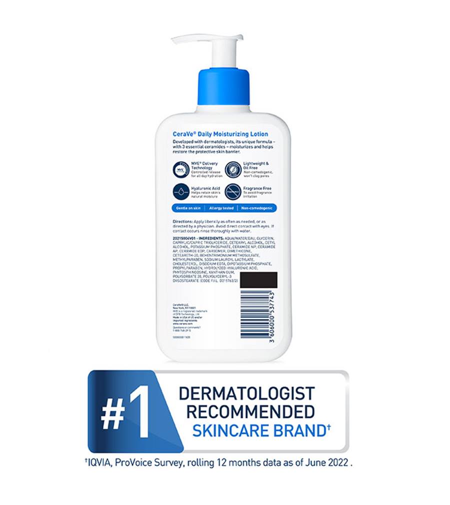 CeraVe Daily Moisturizing Lotion (For Normal to Dry Skin)