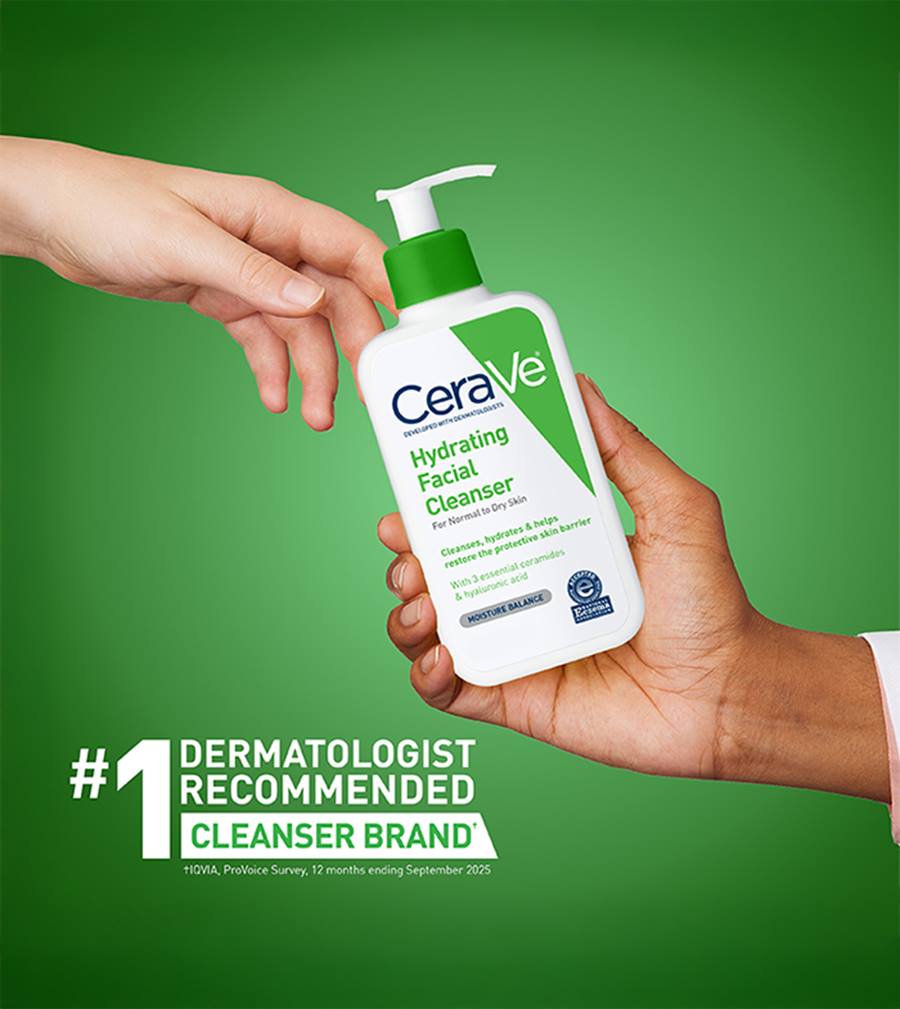 CeraVe Hydrating Facial Cleanser 237ml – Gentle Moisturizing Face Wash for Normal to Dry Skin | With Ceramides & Hyaluronic Acid